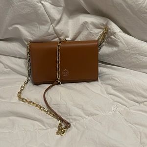 Tory Burch cross body with gold chain